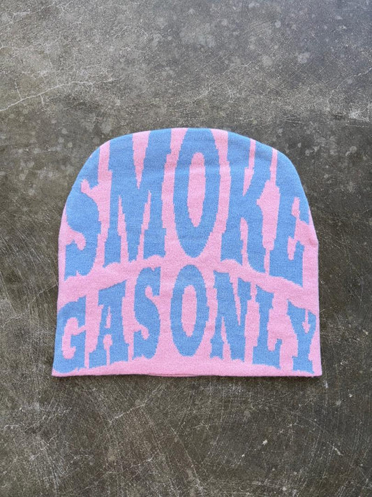 Pink "SMOKE GAS ONLY" Beanie