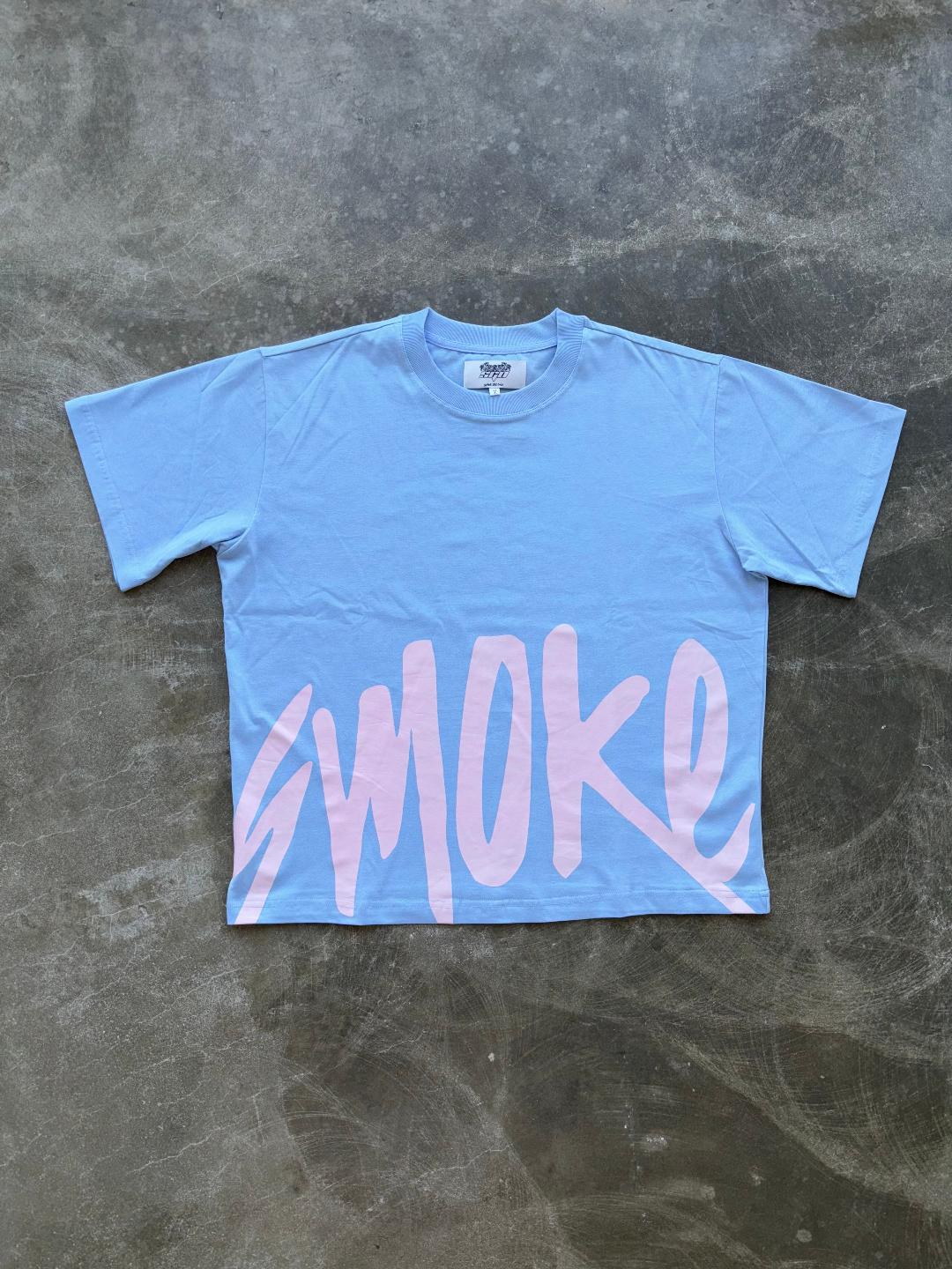 Blue "SMOKE GAS ONLY" Tee Shirt