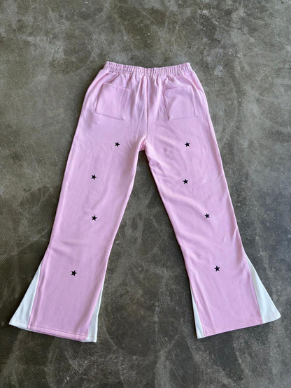 Pink Flare Sweatpants